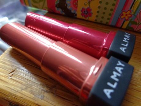 New In Town: Almay Smart Shade Butter Kiss Lipsticks [ Nude -Light Medium, Berry - Medium] and a comparison with a Revlon Lip Butter..