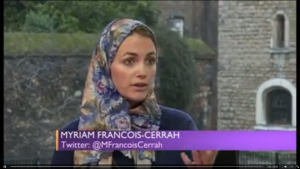 BBC Daily politics: Veil debate: Yasmin Alibhai-Brown and Myriam Francois-Cerrah BBDP tw
