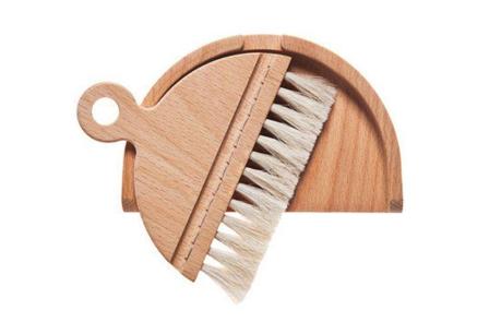Beechwood Horsehair Table Brush Set image Beechwood Horsehair Table Brush Set