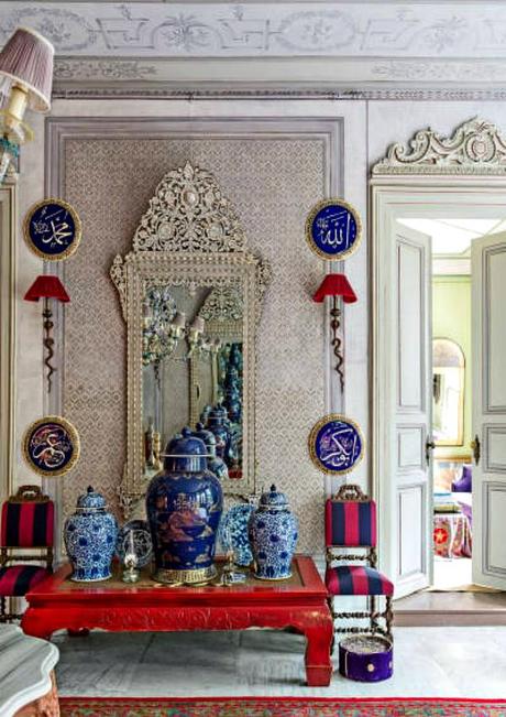 Fairytale Istanbul mansion mirror
