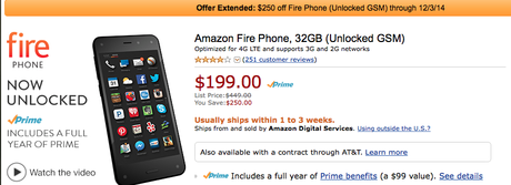 First Impressions: Amazon's Fire Phone - unlocked and on sale