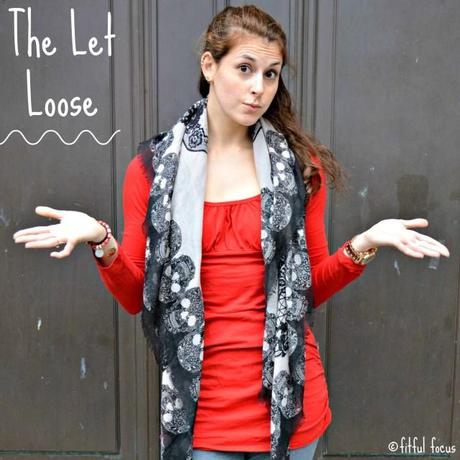 Fit & Fashionable Friday Link Up #5 – 5 Ways to Tie A Scarf Let Loose Scarf Style via Fitful Focus #fitnfashionable #fashiontip #style #scarves #howto