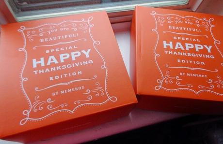 Memebox Thanksgiving Boxes - For Me & You [which kinda ended being For Me & Me]