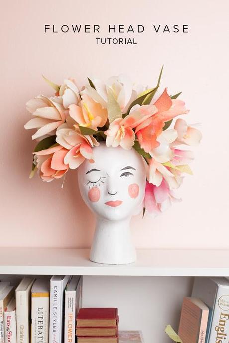 DIY Flower head vase