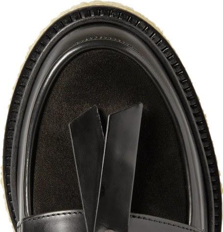 Seasonal Bonjour:   Adieu Type 32 Crepe Sole Leather Loafers