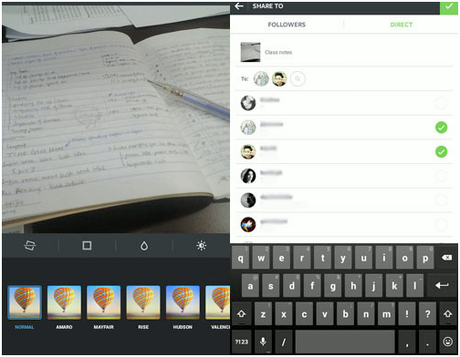 Send Direct  Photo to friends - Instagram tips and tricks
