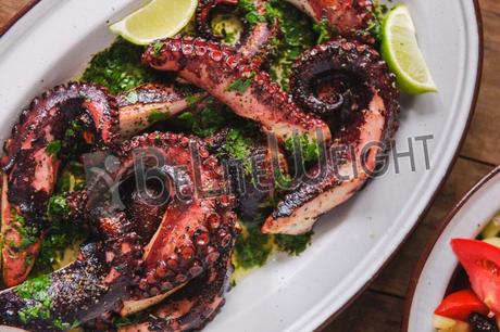 Adventurous Taste: Grilled Octopus with Coriander and Sweet Chili