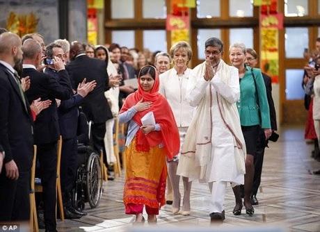 Nobel Laureates .... Kailash Satyarthi and Malala - Nobel Peace Prize 2014.