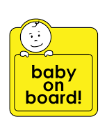 Free Baby On Board sign