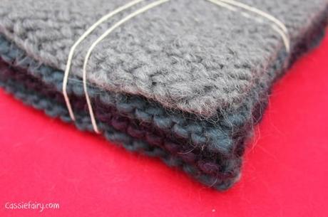 Knitting an ombre colour block scarf ombre color block scarf knitting project-14