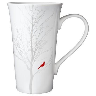 Global Industries - Winter Cardinal Latte Mug Set of 4