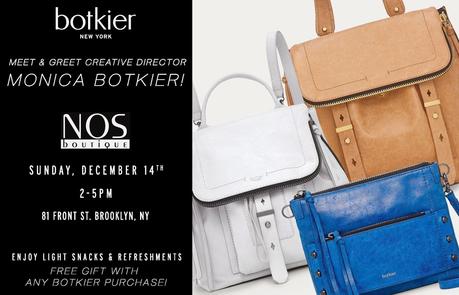 NYC Event Alert - Meet & Greet Handbag Designer Monica Botkier at NOS Boutique