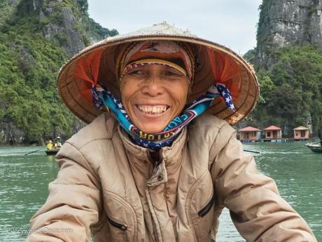 Smiling face in Vietnam