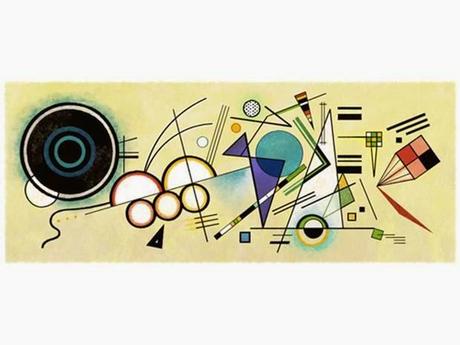 special Google doodle on WW Kandinsky, the Russian painter