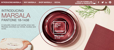 Pantone Color of the Year 2015: MARSALA