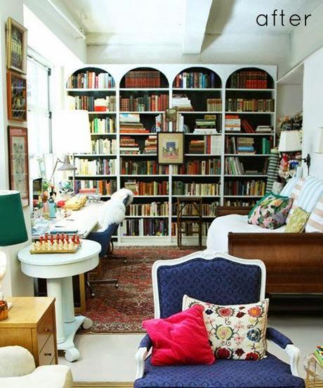 Super dreamy, never-want-to-leave home libraries.