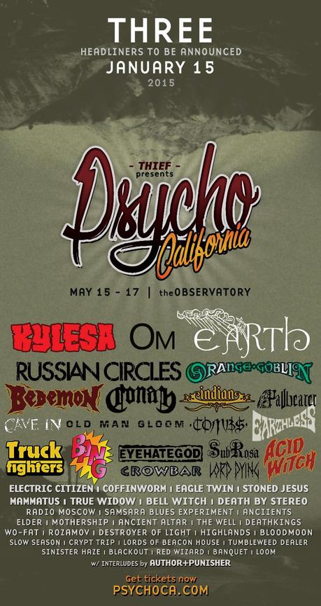 PSYCHO CALIFORNIA Lineup Revealed; MOTHERSHIP, ANCIENT ALTAR, DEATHKINGS, BLOODMOON & ROZAMOV Confirmed
