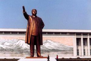 Again: “Confess your crimes against the people of North Korea or you will not be allowed to leave the country tomorrow” March 1986 - Status of Kim Il-sung in Pyongyang