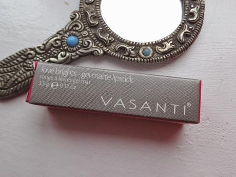 New in Town: Vasanti Love Brights Gel Matte Lipstick in shade Mad Love