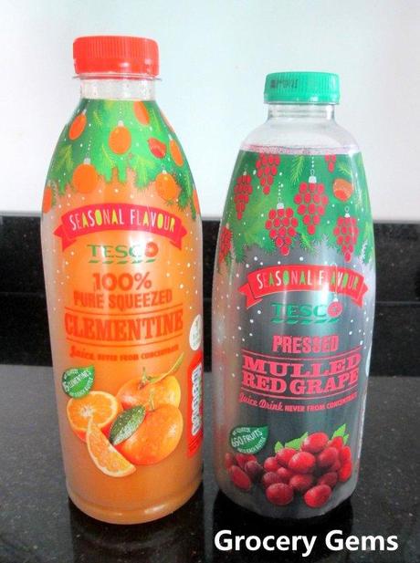 Tesco Seasonal Juices: Mulled Red Grape and Clementine