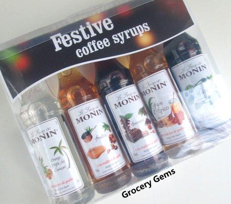 Christmas Gift Idea: Costa Coffee Monin Syrup Set
