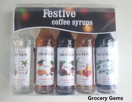 Christmas Gift Idea: Costa Coffee Monin Syrup Set