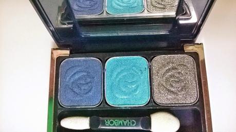 Chambor Ombre A Paupieres Trio Eye Shadow in Nocturnal Blue