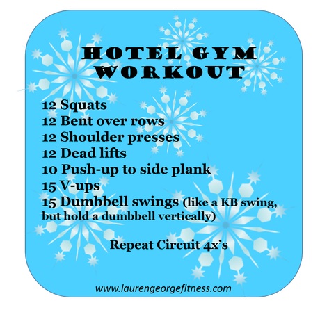 Happy Healthy Holidays Challenge - Week 5 Workouts