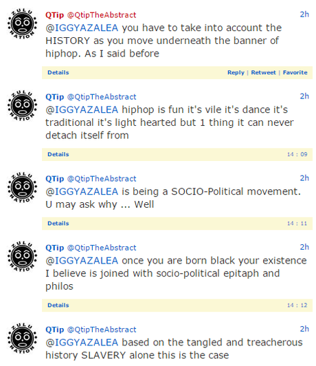 Q-Tip Gives Iggy Azalea A History Lesson On Hip-Hop Q-Tip Gives Iggy Azalea A History Lesson On Hip-Hop