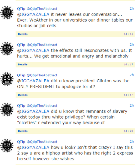 Q-Tip Gives Iggy Azalea A History Lesson On Hip-Hop Q-Tip Gives Iggy Azalea A History Lesson On Hip-Hop