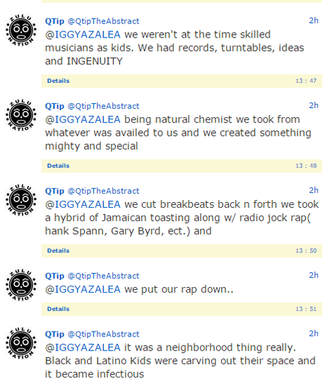 Q-Tip Gives Iggy Azalea A History Lesson On Hip-Hop Q-Tip Gives Iggy Azalea A History Lesson On Hip-Hop