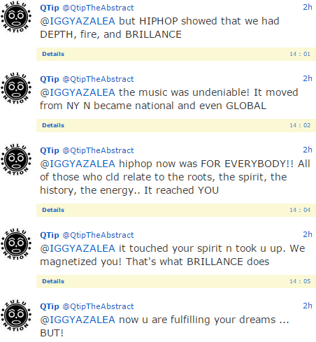 Q-Tip Gives Iggy Azalea A History Lesson On Hip-Hop Q-Tip Gives Iggy Azalea A History Lesson On Hip-Hop