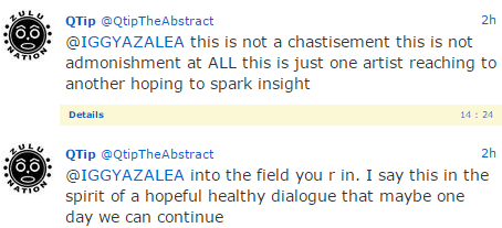 Q-Tip Gives Iggy Azalea A History Lesson On Hip-Hop Q-Tip Gives Iggy Azalea A History Lesson On Hip-Hop