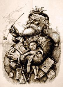 Merry-Old-Santa-by-Thomas-Nast