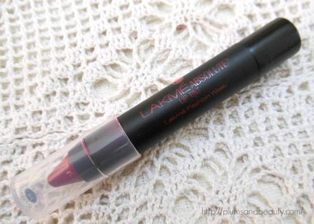 Lakme Absolute Lip Tint (Poptints Collection) Wine Punch : Review, Swatch, LOTD