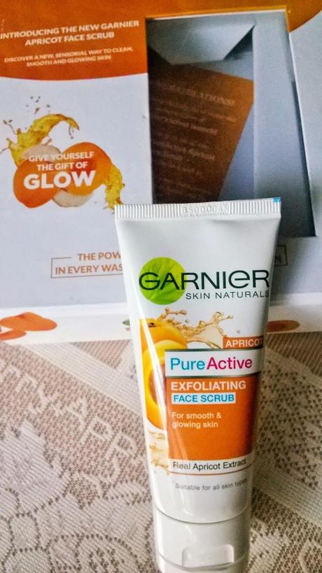 Garnier Naturals PureActive Apricot Face Scrub Review