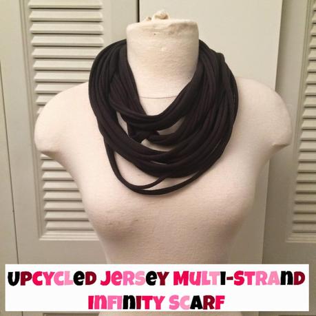 Upcycled Jersey Multi-Strand Infinity Scarf~ The Dreams Weaver