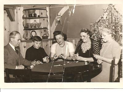 Merry Christmas with the Maybelline family, during WW ll, 1943.... Noel J. and Frances Williams family.