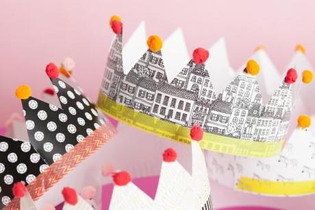 Printable paper crowns
