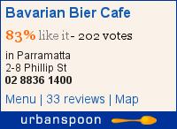 Bavarian Bier Cafe on Urbanspoon