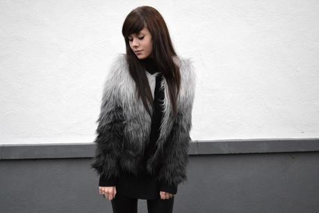 Outfit | Isabel Marant Boots & Ombre Furry Coat