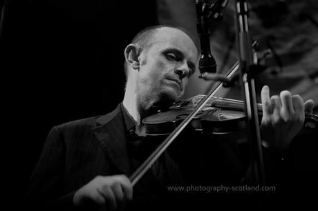Photo - Duncan Chisholm playing at the Scots Fiddle Festival in Edinburgh, Scotland