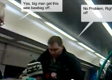 “Big Man” in fare dodger video to face prosecution. Is he an avenger, or a bully?