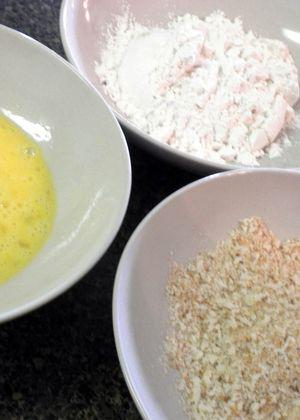 Candies Yam & Turkey Patties - Flour,egg & crumbs