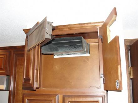 Register inside cabinet Register inside cabinet