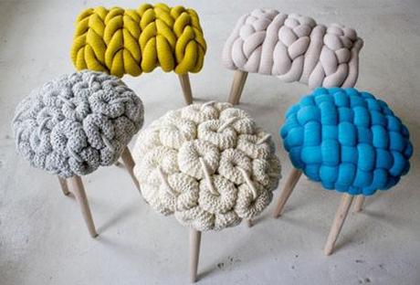 Handmade stools A THANKFUL CHRISTMAS with NO PAJAMA DRAMA