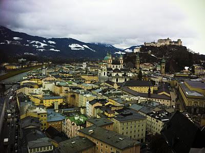 Snowflakes in Salzburg
