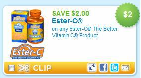 Ester-C®: 2 for $2.99 at Walgreens!