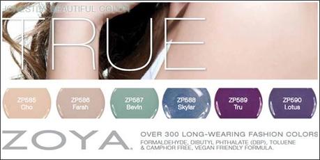 Upcoming Collections: Nail Polish Collections: Nail Polish: Zoya: Zoya True and Fleck Effect Collection For Spring 2012