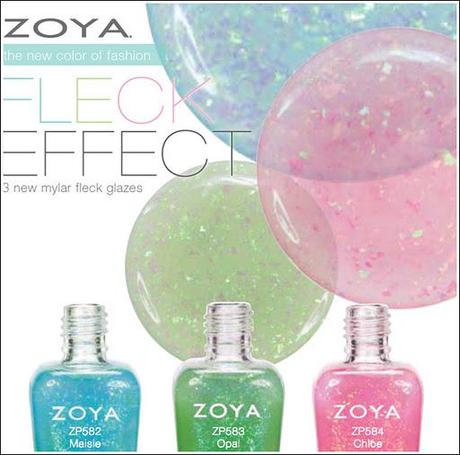 Upcoming Collections: Nail Polish Collections: Nail Polish: Zoya: Zoya True and Fleck Effect Collection For Spring 2012